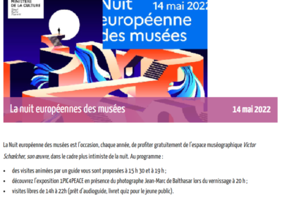 Actions & Expositions Expo 1pic4peace Musee Schoelcher 1